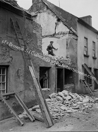 OLD HOUSES BEING DEMOLISHED